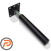 تصویر پایه کابینت تنظیمی فلزی مشکی سایز ۱۵ تا ۲۰ سانتیمتر 