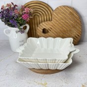 تصویر تابه رز مربع سرامیکی جنس سرامیک