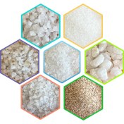 تصویر شن آکواریوم،ماسه سیلیس 5 تا 8 میلیمتر 1 کیلویی (L8) 