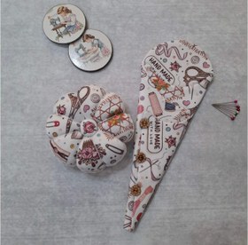 تصویر ست کاور قیچی و جاسوزنی 