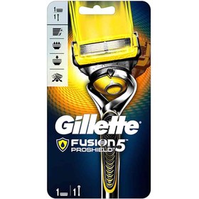 تصویر خودتراش مردانه ژیلت Gillette Fusion5 PROSHİELD فیوژن پنج تیغ اصل کانادا 