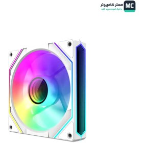 تصویر فن کیس گیم مکس FN12A-S8I-W White GAMEMAX FN12A-S8I-W White 120mm ARGB Case Fan