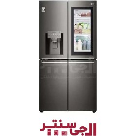 تصویر یخچال فریزر ساید بای ساید ال جی مدل GR-X29FTQEL ظرفیت ۲۸ فوت 