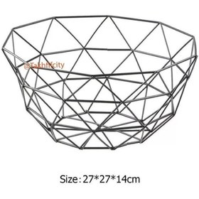 تصویر سبد میوه فلزی 