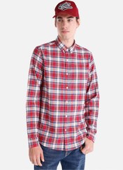 تصویر پیراهن مردانه آستین بلند شطرنجی | کالینز Colin’s .CL1064995_Q1.V1_RED 