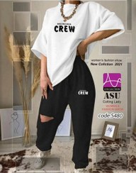 تصویر ست ۲ تکه تی شرت شلوار balenciaga Balenciaga 2-piece T-shirt pants set