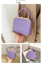 تصویر کیف مجلسی زنانه صندوقی 