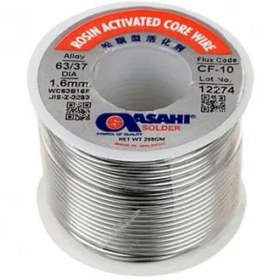 تصویر سیم لحیم آساهی 0.8 میلی متر 250 گرم 