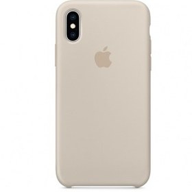 تصویر قاب و کیس سیلیکون آیفون XS ( آیفون ایکس اس ): استون ( سنگی ) iPhone XS Silicone Case Apple Stone