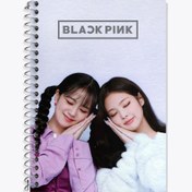 تصویر دفتر زبان دو خط ۵۰ برگ خندالو طرح جنی و جیسو 