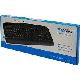 تصویر کیبورد سادیتا مدل SK ا SK-1500 Wired Keyboard SK-1500 Wired Keyboard