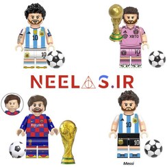 تصویر لگو مینی فیگور مسی Lego Messi