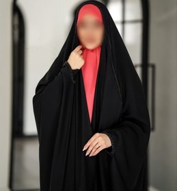 تصویر چادر عربی جده مرواریدی 