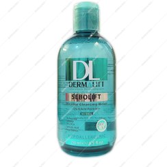 تصویر محلول پاک کننده پوست چرب و جوشدار درمالیفت 250 میلی لیتر 