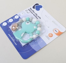 تصویر بند پستانک و دندانگیر طرح CLIP SILICONE GATTO Order Baby