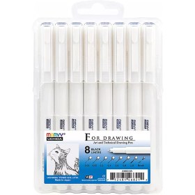 تصویر راپید یوشیدا ست ۸ عددی راپید یوشیدا ست 8 عددی ساخت ژاپن مناسب انواع ایده پردازی نقشه کشی ، معماری تنوع شماره بندی