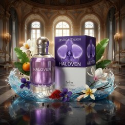 تصویر عطر ادوکلن زنانه هالووین بنفش خنک و شیرین حجم ۱۰۰ میلی‌لیتر 