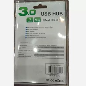 تصویر هاب USB چهار پورت مارک ای نت 