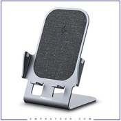 تصویر پایه نگهدارنده و شارژر بی سیم موبایل رسی مدل RCW-30 Recci RCW-30 Mobile Phone Holder and Wireless Charging