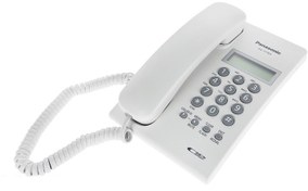 تصویر تلفن رومیزی پاناسونیک در حد نو مدل KX-T7703X 