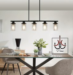 تصویر لوستر مدرن ۵ شعله رومالوستر 