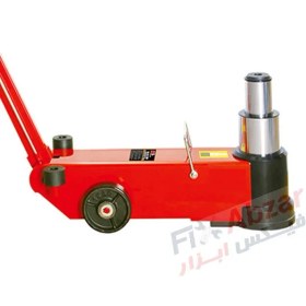 تصویر جک سوسماری 40 تن-20 تن بادی تلسکوپی بیگ رد مدل TRA40-2A ig Red 40/20 Tonne Air/Hyd Floor Jack Model TRA40-2A