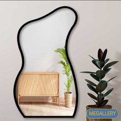 تصویر آینه فلزی الف مدل ماندگار پایه دار 