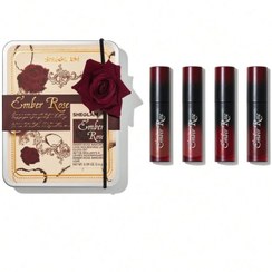 تصویر ست برق لب امبر رز ۴ عددی 