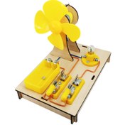 تصویر کیت آموزشی مدل کاردستی مدار چراغ و پنکه 