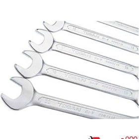 تصویر ست آچار دو سر تخت توسن مدل T103-S8 Tosan T103-S8 Double open - end wrench set