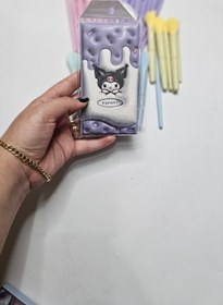 تصویر ست براش کرومی - صورتی 