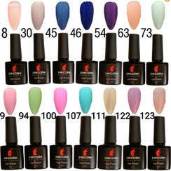 تصویر لاک ژل یونیکورن UNICORN 10ml بسته 14 عددی C6 