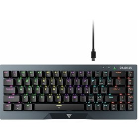 تصویر کیبورد گیمینگ باسیم گیم دیاس مدل HERMES M4 Gamdias HERMES M4 Wired Mechanical Gaming Keyboard