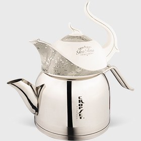 تصویر کتری قوری کروپ ست مدل سلنا لوله دار 2304 