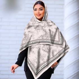 تصویر روسری پلیسه برشکا Deniz سایز ۱۴۰*۱۴۰ Deniz scarf