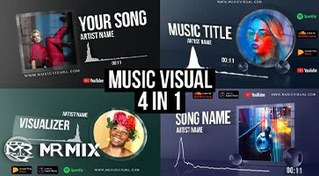 تصویر دانلود رایگان پروژه آماده افترافکت : اکولایزر Glass Audio React Music Visualizer مرجع فوتیج های آماده دانلود استوک فوتیج های رایگان 