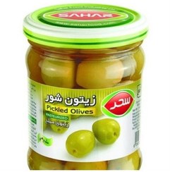 تصویر زیتون 640 گرم شور معمولی سحر 