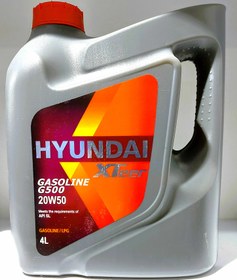 تصویر روغن موتور هیوندای 20w50 ,API SL 4 LITER Hyundai Engine Oil 20w50, API SL 4 LITER