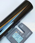 تصویر شیشه دودی کریستال مشکی زیرو VLT 05 