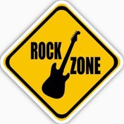 تصویر استیکر لپ تاپ و موبایل بووم طرح تابلو مدل Rock zone کد NY48 