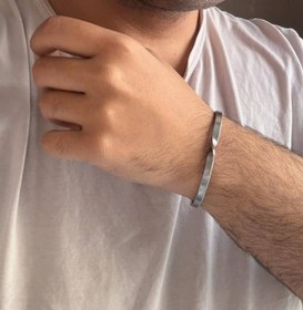 تصویر دستبند تک استیل 