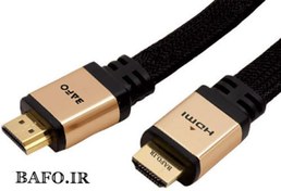 تصویر کابل HDMI ورژن ۲ فلت بافو 3 متر | کابل اچ دی ام آی 3M فلت Bafo 