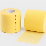 تصویر آندر تیپ DRENZO | لایه فوم زیر تیپ ورزشی با چسبندگی ملایم و کاربرد فیزیوتراپی(پخش عمده و تکی) - زرد DRENZO Under Tape – Pre-Tape Wrap for Kinesiology and Athletic Taping