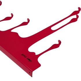 تصویر آویز لباس بزرگ قرمز dropiron 