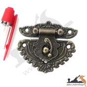 تصویر چفت کلون دار نیم گرد زرد قلم 40 در50 میلیمتری با کد f368 