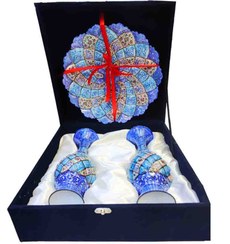 تصویر پک هدیه مینا گلدان 25 بشقاب 30 