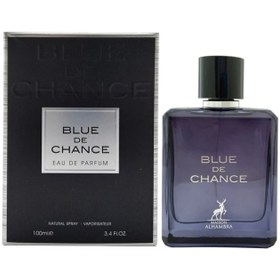 تصویر ادو پرفیوم مردانه الحمبرا مدل Blue de Chance مشابه بلو د شنل حجم 100 میلی لیتر blue de chance