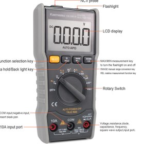 تصویر مولتی متر سلکتوری KM-DM01B 
