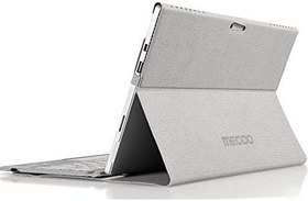 تصویر MEGOO Surface Pro 6 Folio Stand Cover 2018، [مشاهده چند زاویه ای] [مغناطیسی] آستین محافظ ، همچنین برای Microsoft Surface Pro 5 / Pro 4 ، سازگار با محافظ صفحه Megoo Surface Pro 4/Pro 5/Pro 6/Pro 7/Pro 7 PlusFolio Stand Cover 2019, [Multi-Angle Viewing] [Magnetic] Protective Sleev Gray