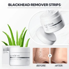 تصویر ماسک بینی لانبنا 60 عددی با 2% BHA Lanbena 2% BHA Nose Plant Pore Strips 30gr